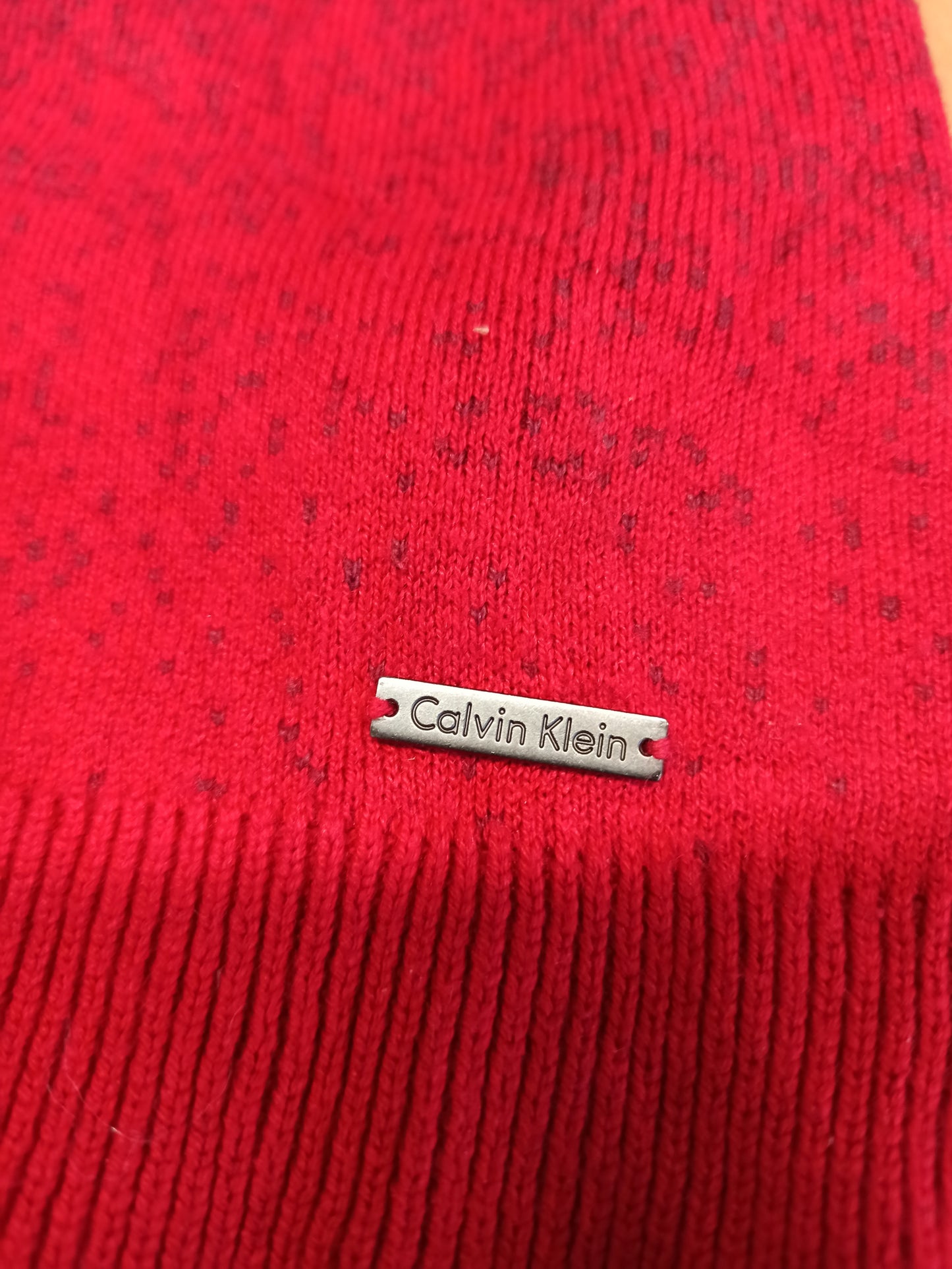 Calvin Klein neulepaita, punainen, käytetty