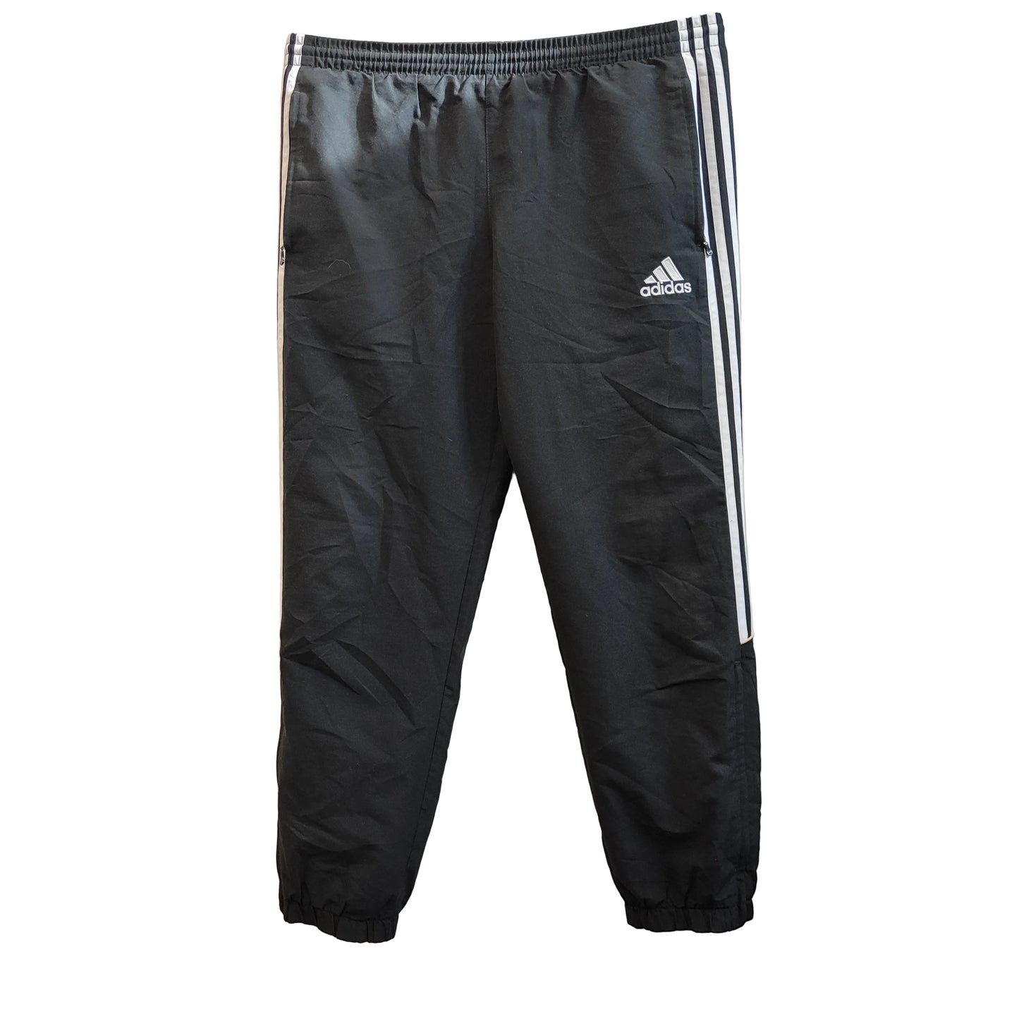Adidas Tuulihousut – Musta, valkoiset raidat