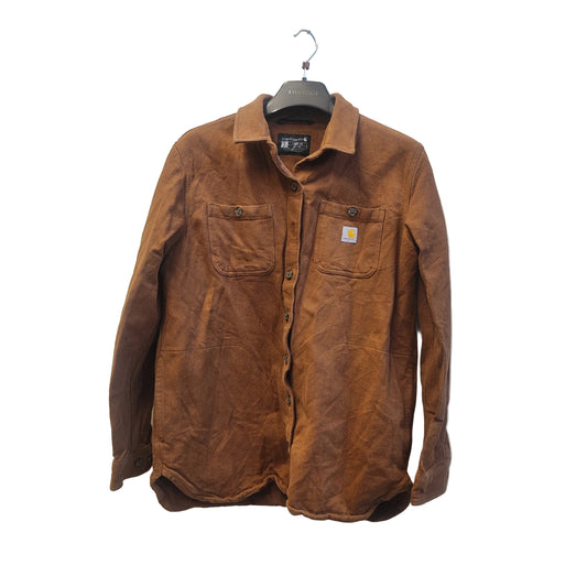 Carhartt Naisten Twill-paita ruskea – Pitkähihainen Shacket