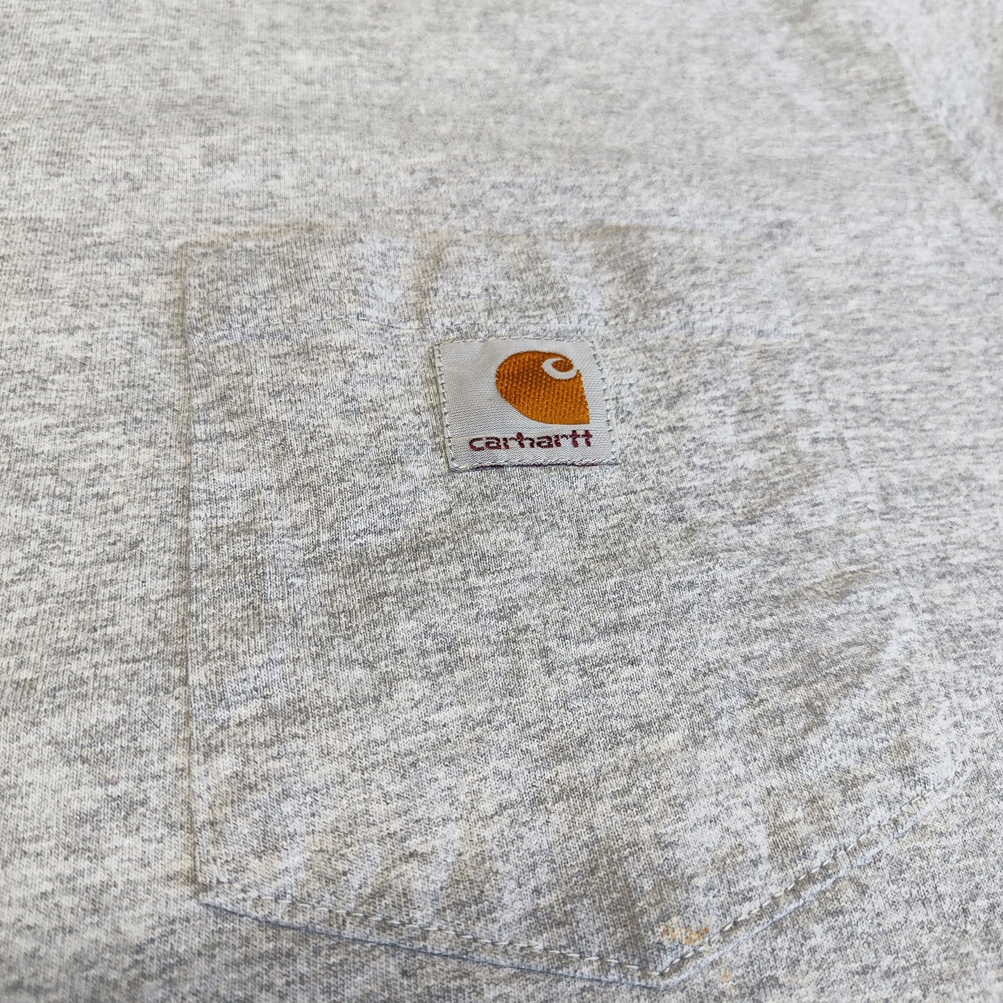 Carhartt t-paita rintataskulla, harmaa, vähän käytetty