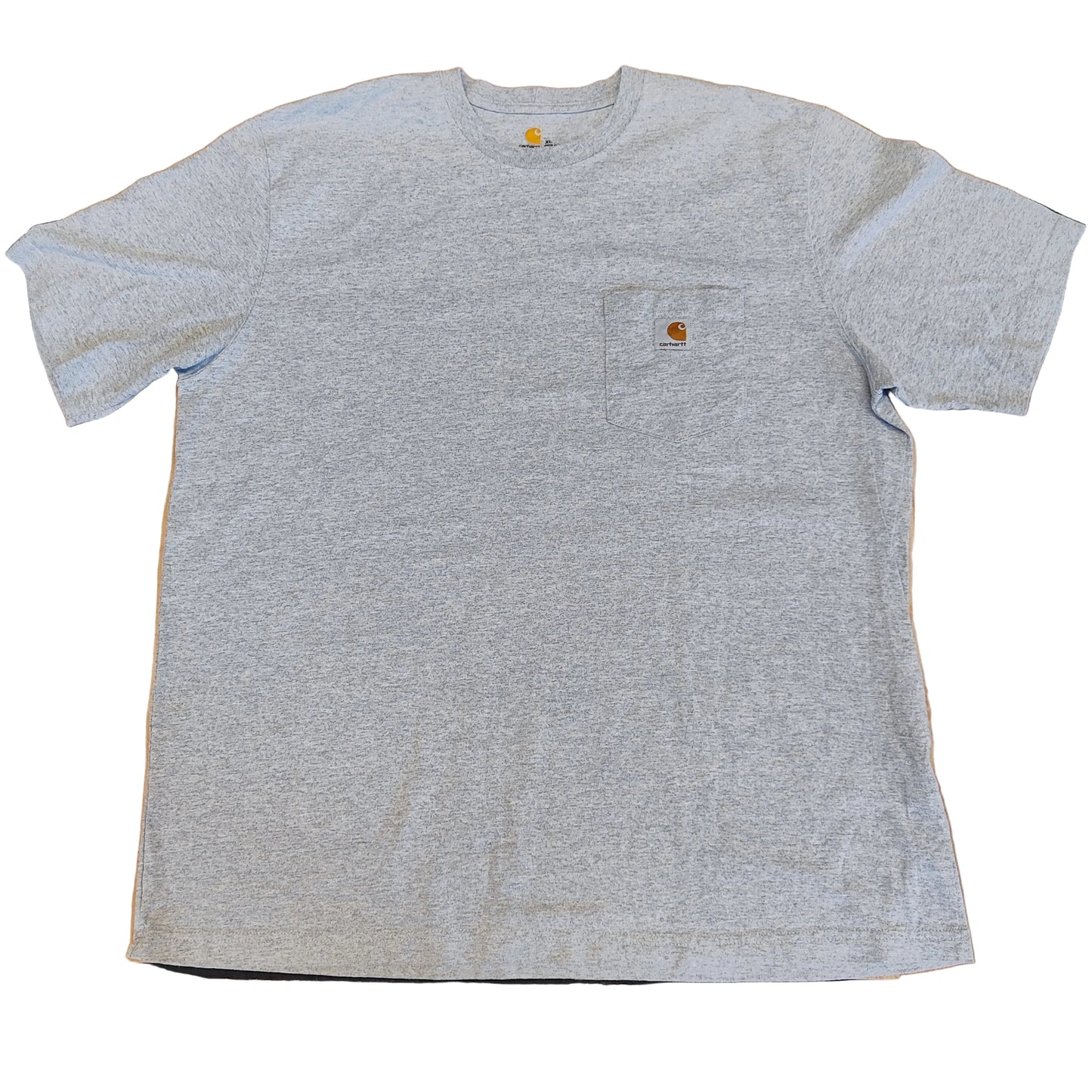 Carhartt t-paita rintataskulla, harmaa, vähän käytetty