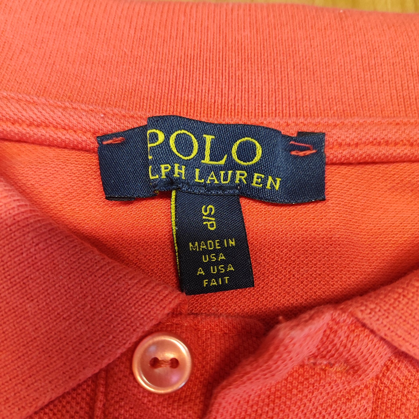 Polo Ralph Lauren pikee paita, vaaleanpunainen - vähän käytetty